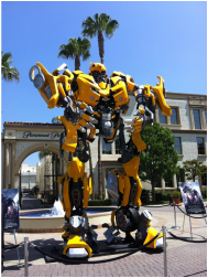 Transformers Paramount studio tour LAX Los Angeles California